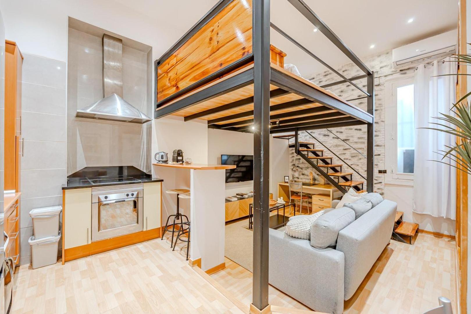 Increible Loft A 5 Min Del Retiro & Wizink Leilighet Madrid Eksteriør bilde